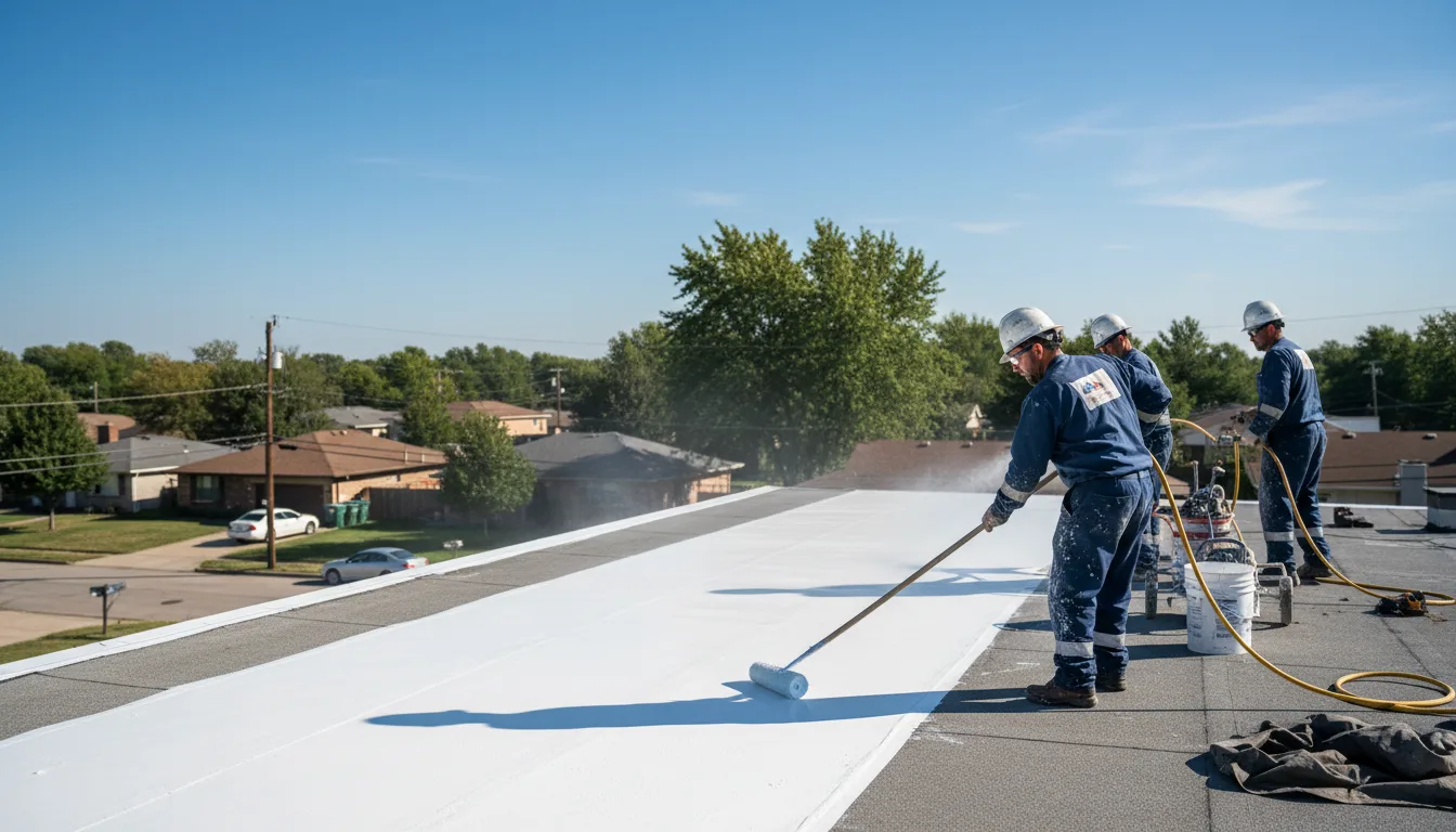 Commercial roof coating in Lewisville, AR near me